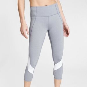 EUC WOMEN’S MEDIUM ATHLETA CAPRI LEGGINGS W/MESH